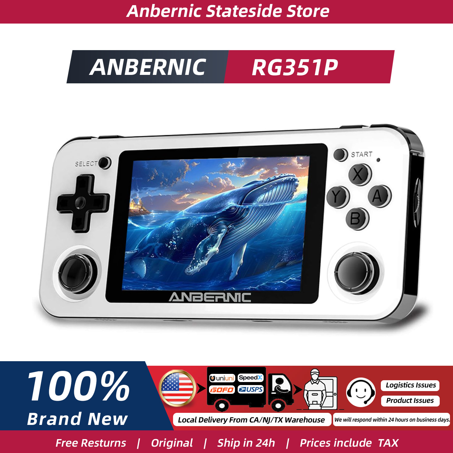 Gaming Console Emulator - ANBERNIC RG351P Handheld Retro Game Console