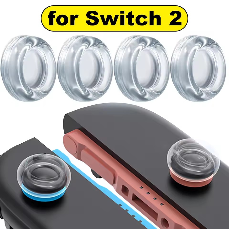 Thumb Grip Joystick - 2PCS Upgrade Silicone Thumb Grip Cap