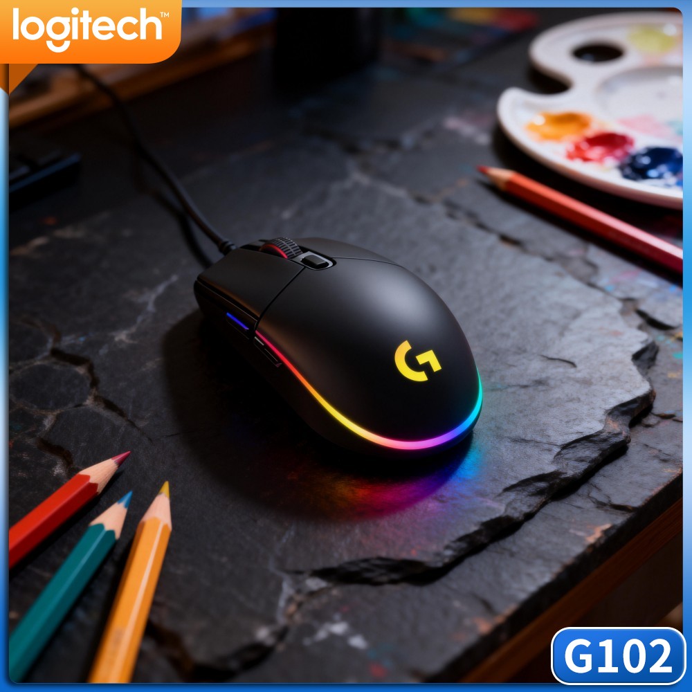 Gaming Headset Wired - Logitech G102 Prodigy Gaming Mouse,Light Streamlined