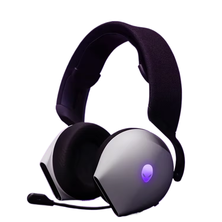 Gaming Headset Wired - A Lienware AW520H Black/White Gaming and