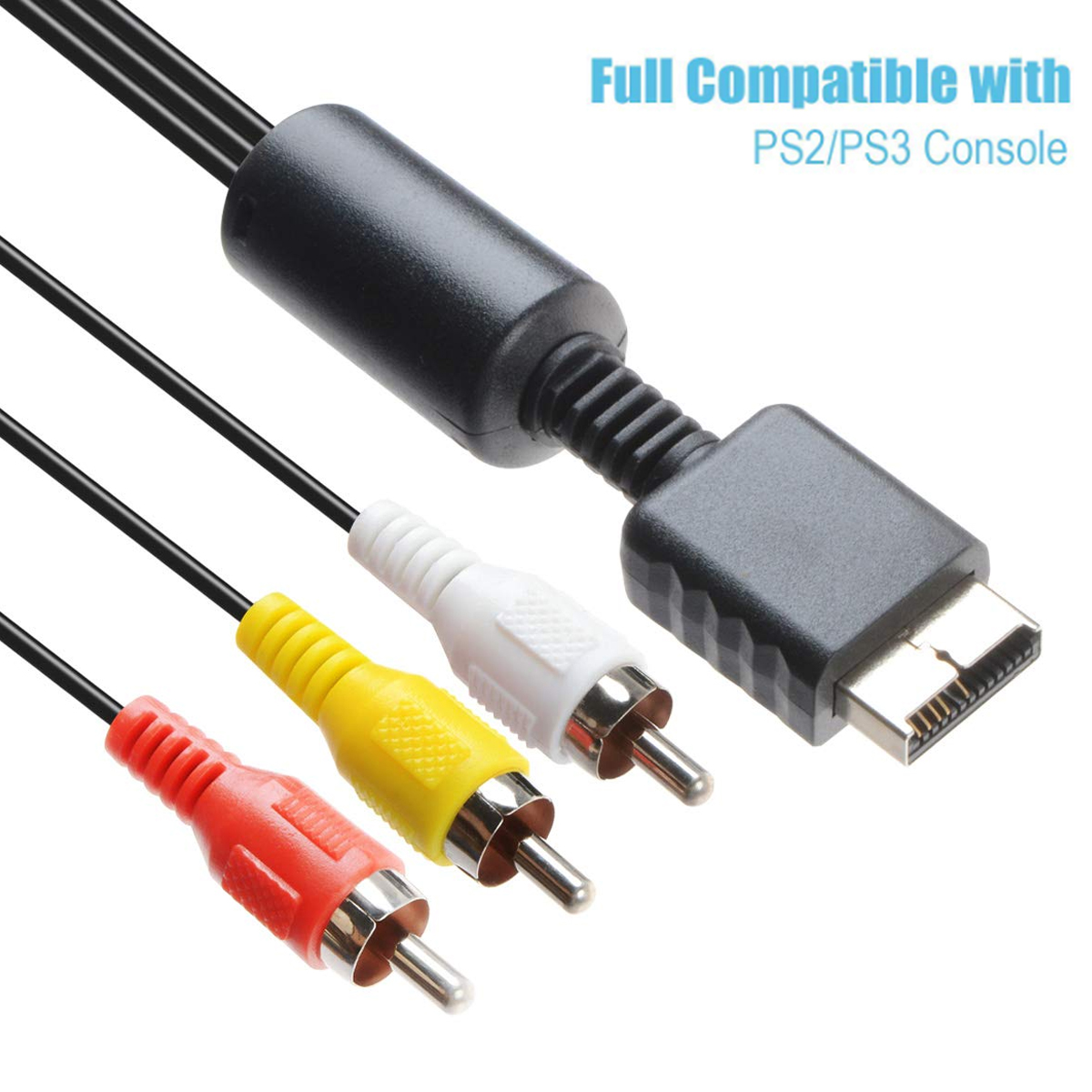 Gaming Console Station - 1.8m AV Audio Cable Game Composite