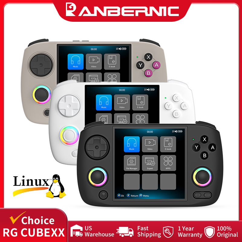 Gaming Console Emulator - ANBERNIC RG CubeXX Handheld Games Console