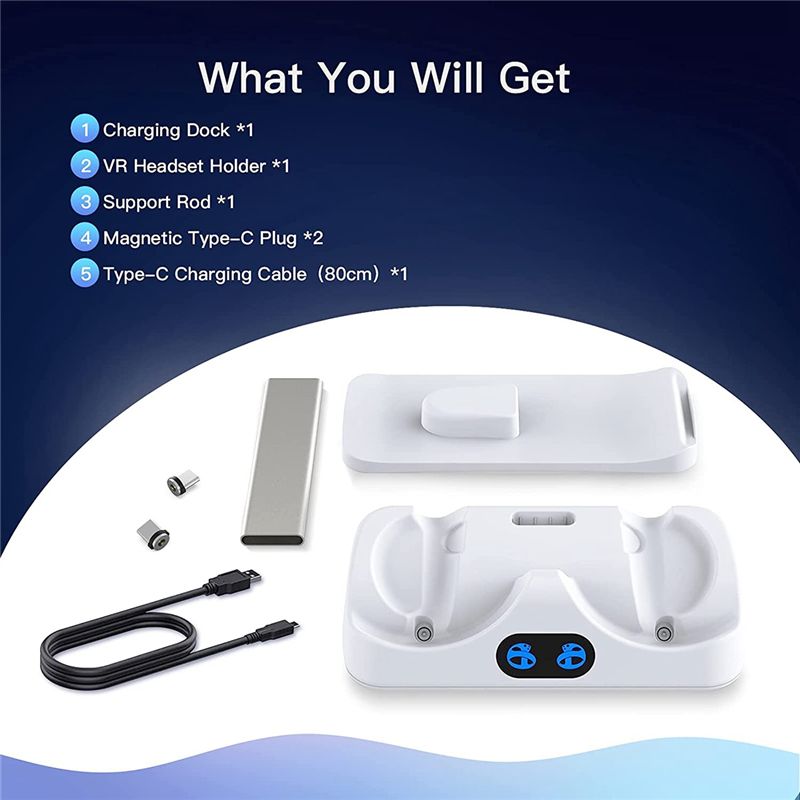 Controller Charging Dock - A99X Charging Station for PSVR2 Controllers