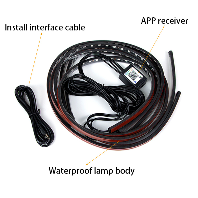 SEAMETAL Car Flexible Underglo - Led Gaming Light Strip ulasan dan harga