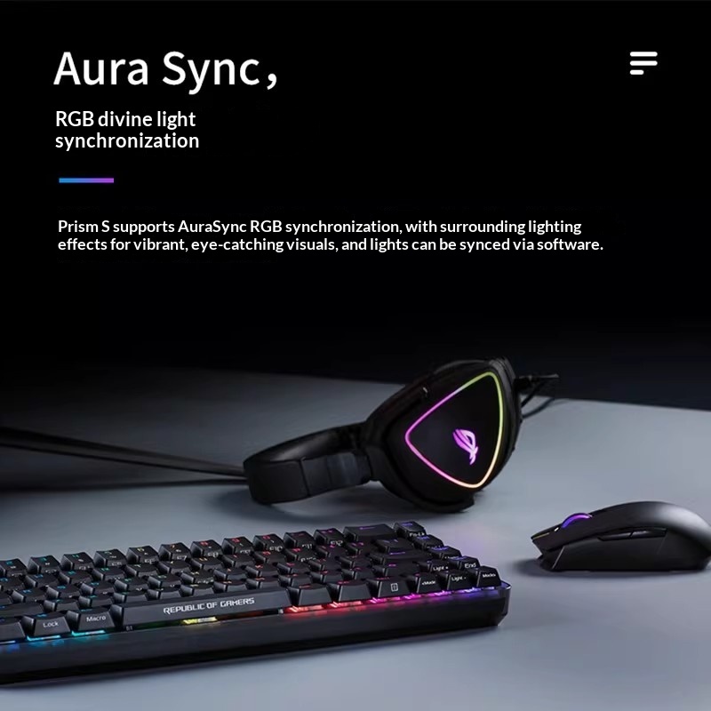 ROG Prism Lightweight Over-Ear - Gaming Headset Wired ulasan dan harga