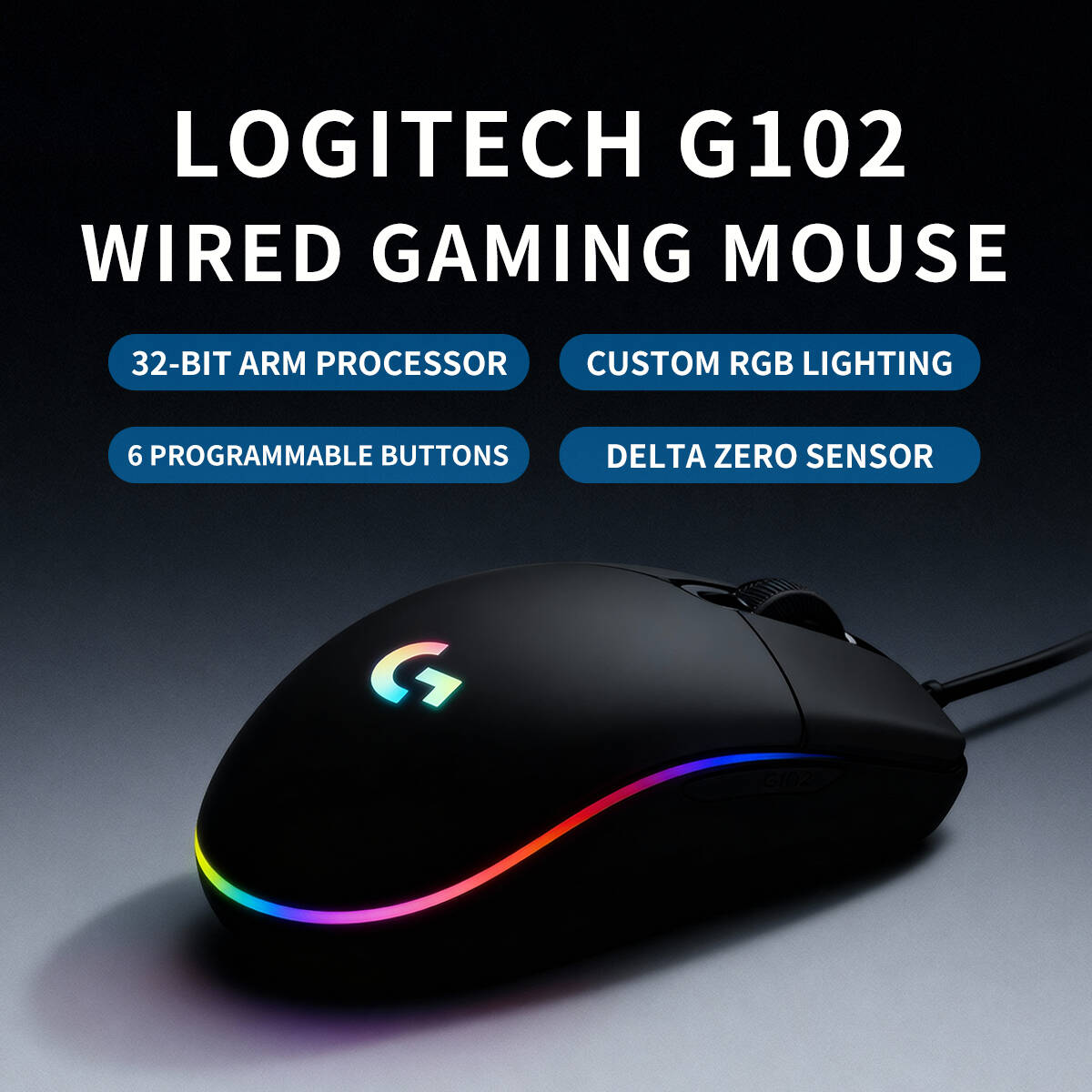 Logitech G102 Prodigy Gaming M - Gaming Headset Wired ulasan dan harga