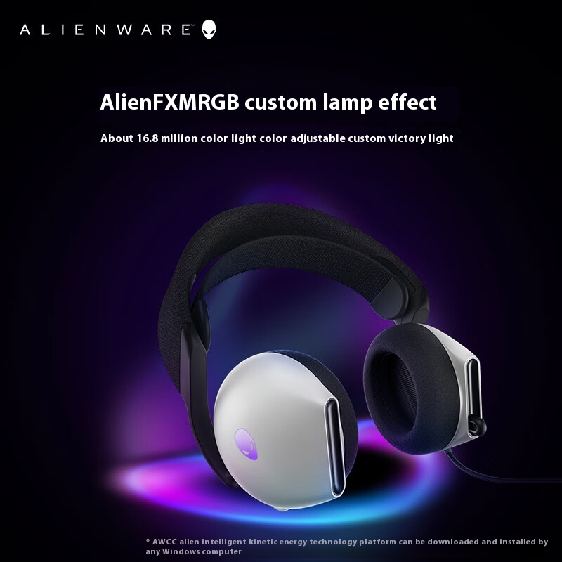 A Lienware AW520H Black/White  - Gaming Headset Wired ulasan dan harga