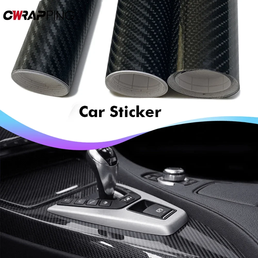 Carbon Fiber Car Vinyl Wrap Fi - Console Skin Wrap ulasan dan harga