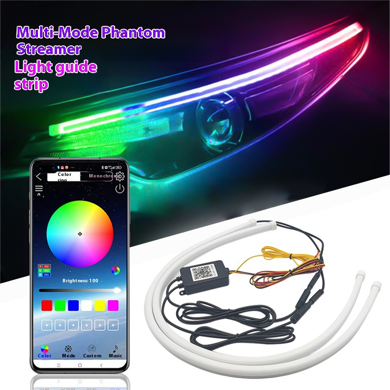 2PCS Car LED Strip Lights Flex - Led Gaming Light Strip ulasan dan harga