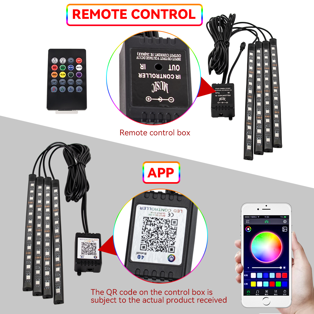 12V Car Motors Decor Lamp 4IN1 - Led Gaming Light Strip ulasan dan harga