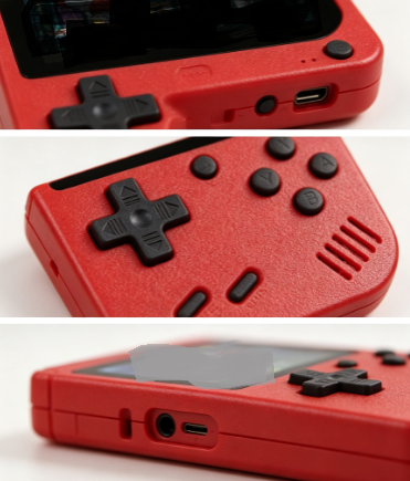 HTMCK Red Retro Classic Handhe - Gaming Console 5 Year Old ulasan dan harga