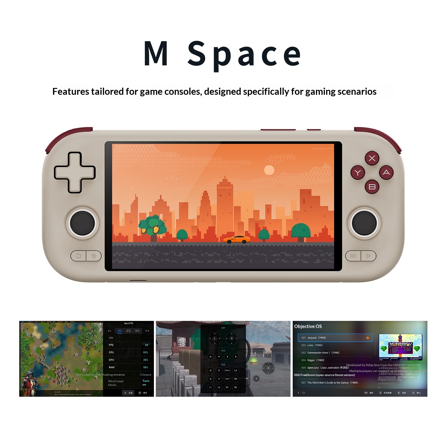 Mangmi Air X Android14 Handhel - Gaming Console Bluetooth ulasan dan harga