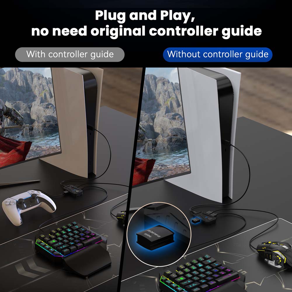 for PS5 Gaming Keyboard Mouse  - Gaming Console Usb ulasan dan harga