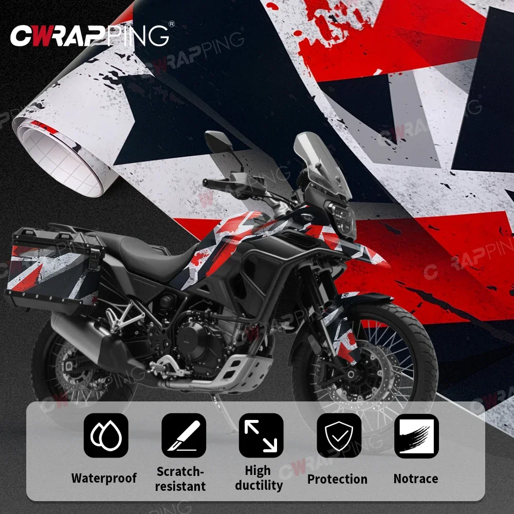 Geometric Camo Car Vinyl Wrap  - Console Skin Wrap ulasan dan harga