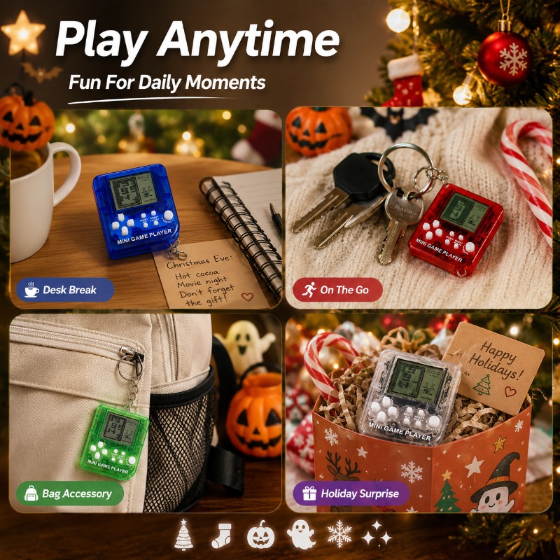 Mini Tetris Game Console Keych - Gaming Console Mini ulasan dan harga