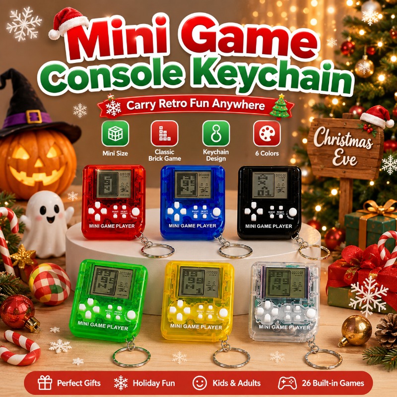 Mini Tetris Game Console Keych - Gaming Console Mini ulasan dan harga