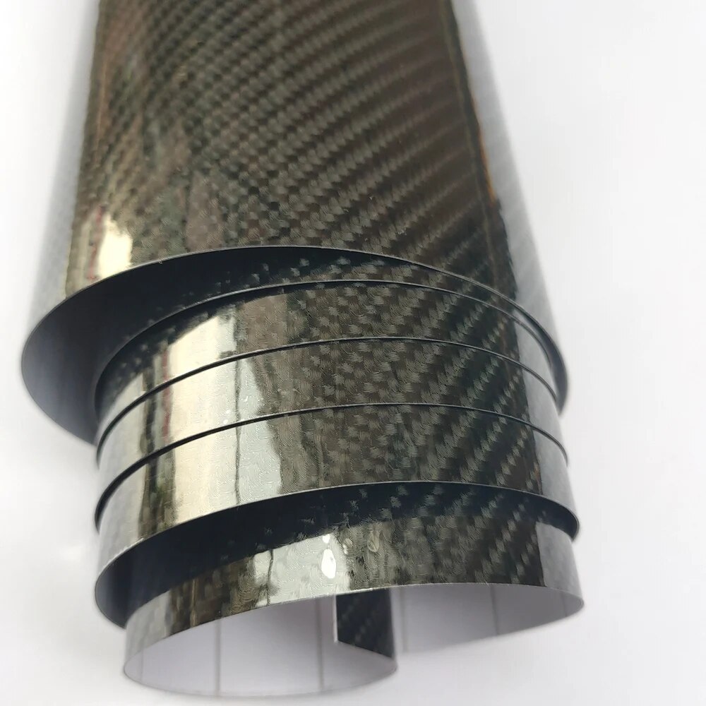 3D 4D 5D 6D Black Carbon Fiber - Console Skin Wrap ulasan dan harga
