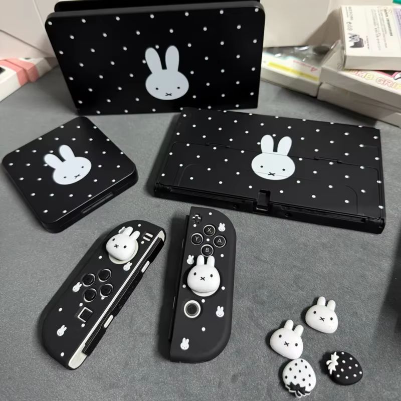 Miffy Polka Dot Protective Cas - Thumb Grip Joystick ulasan dan harga