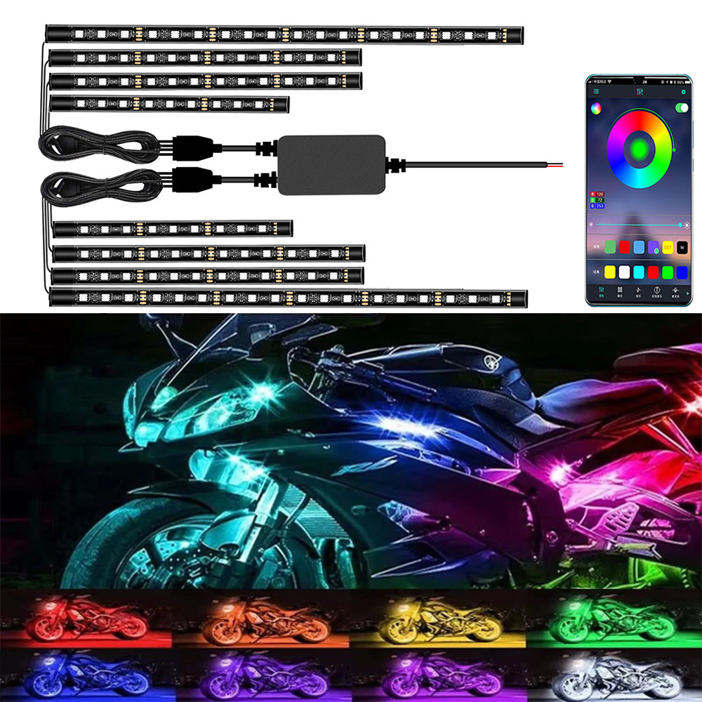 Motorcycle LED Decorative ligh - Led Gaming Light Strip ulasan dan harga