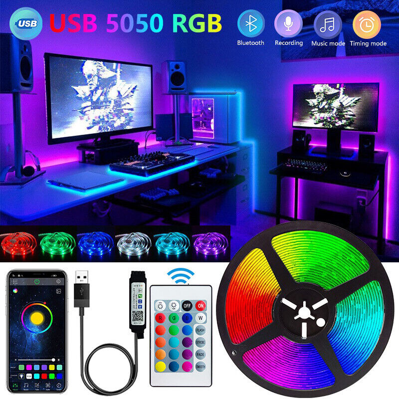 Bluetooth LED Lights Strip 505 - Led Gaming Light Strip ulasan dan harga