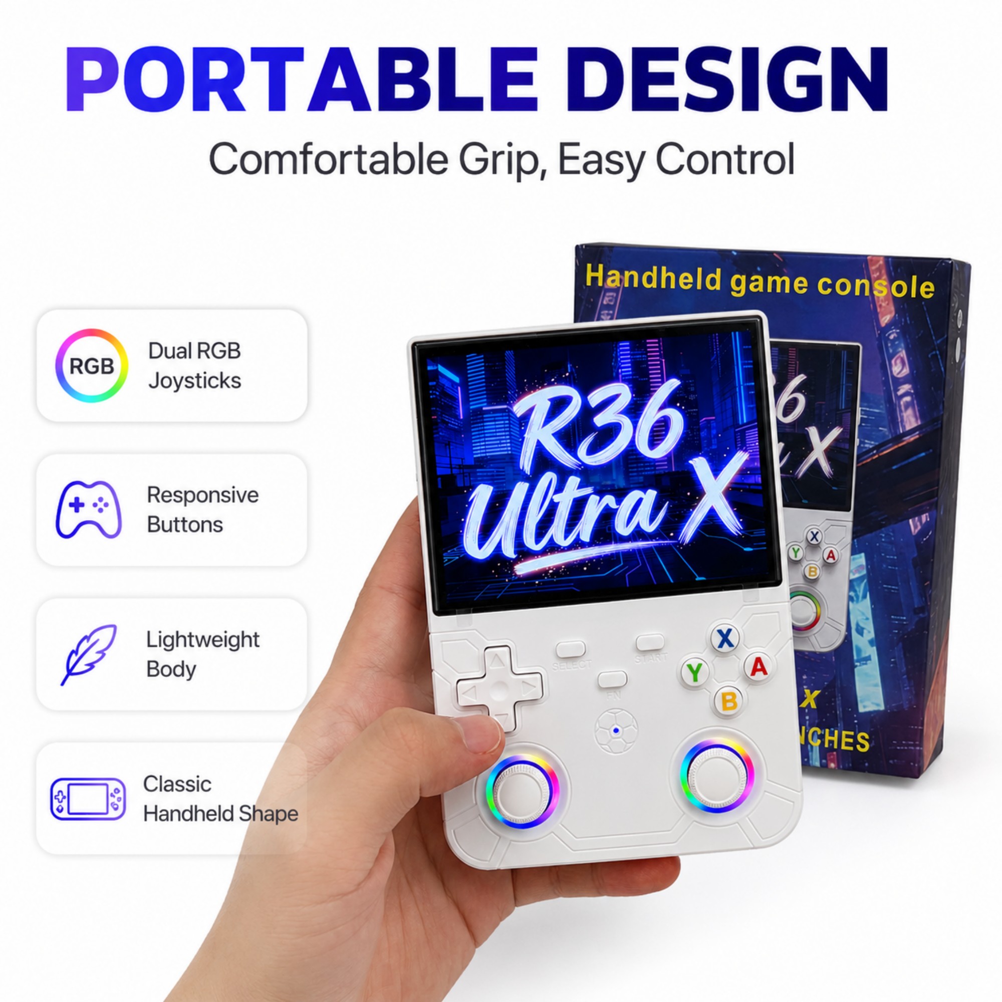 R36 Ultra X Portable Retro Gam - Gaming Console R36 Ultra ulasan dan harga