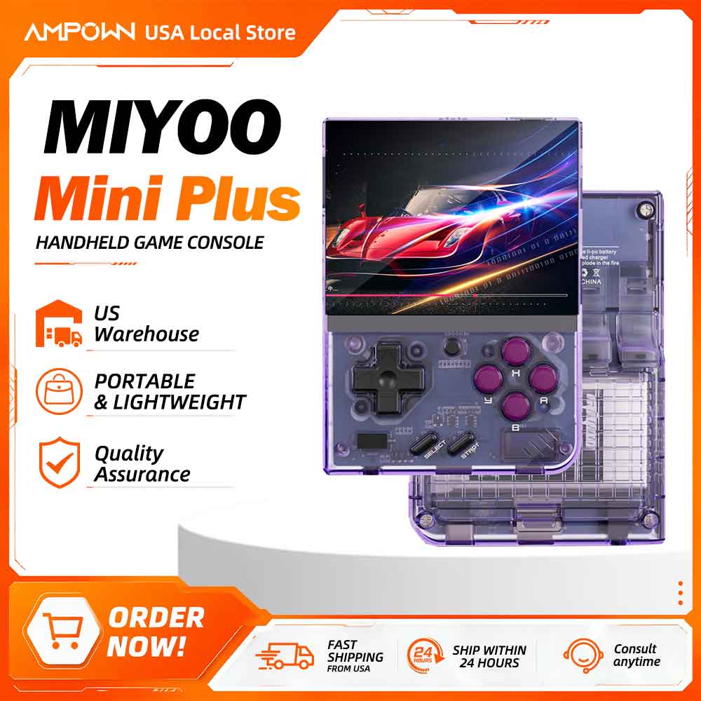 Miyoo Mini+ Retro Handheld Gam - Gaming Console Emulator ulasan dan harga