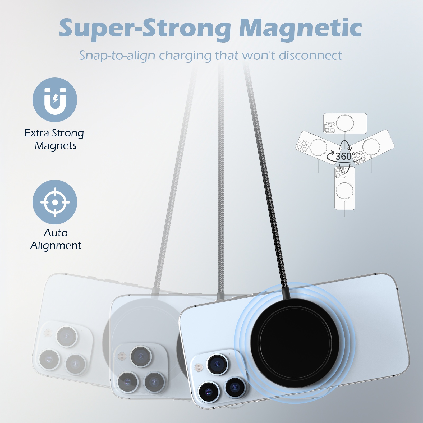 25W Magnetic Wireless Charger  - Controller Charging Dock ulasan dan harga