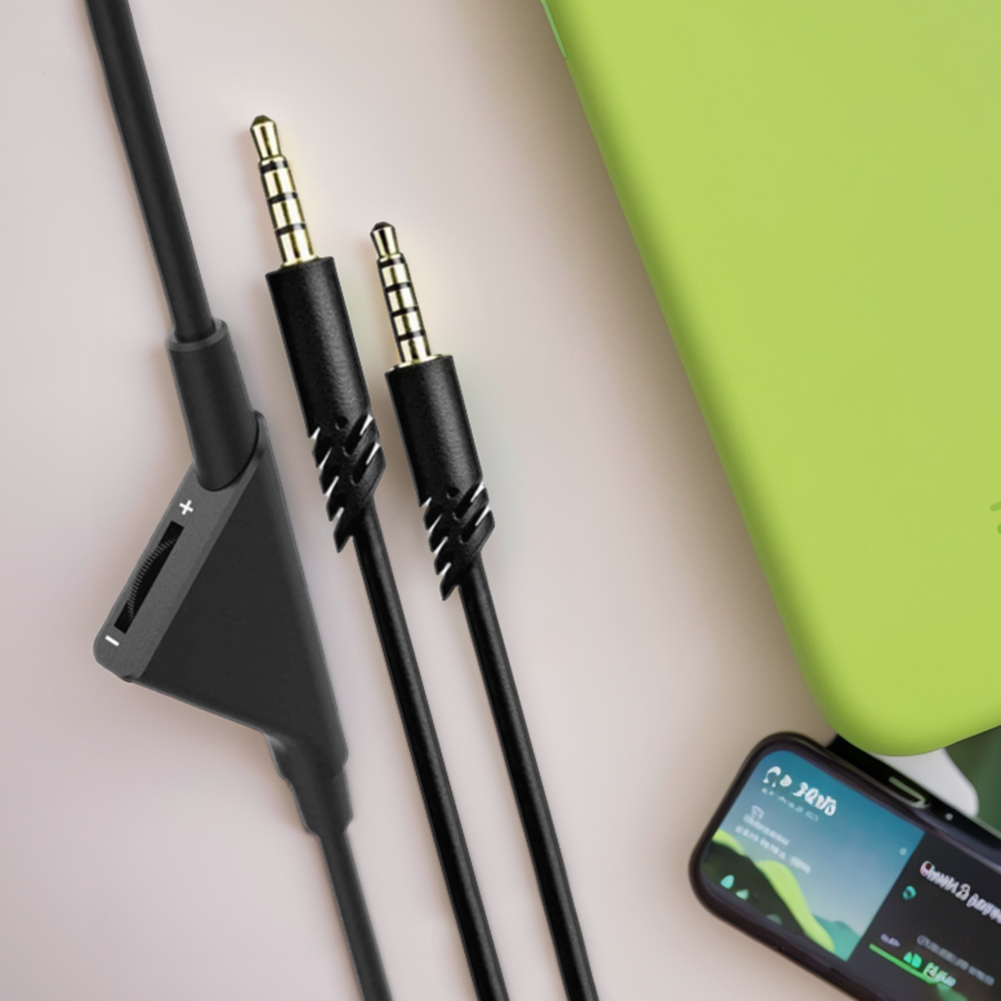 2.0M/6.5 Feet Aux Wire W/ Volu - Gaming Headset Wired ulasan dan harga