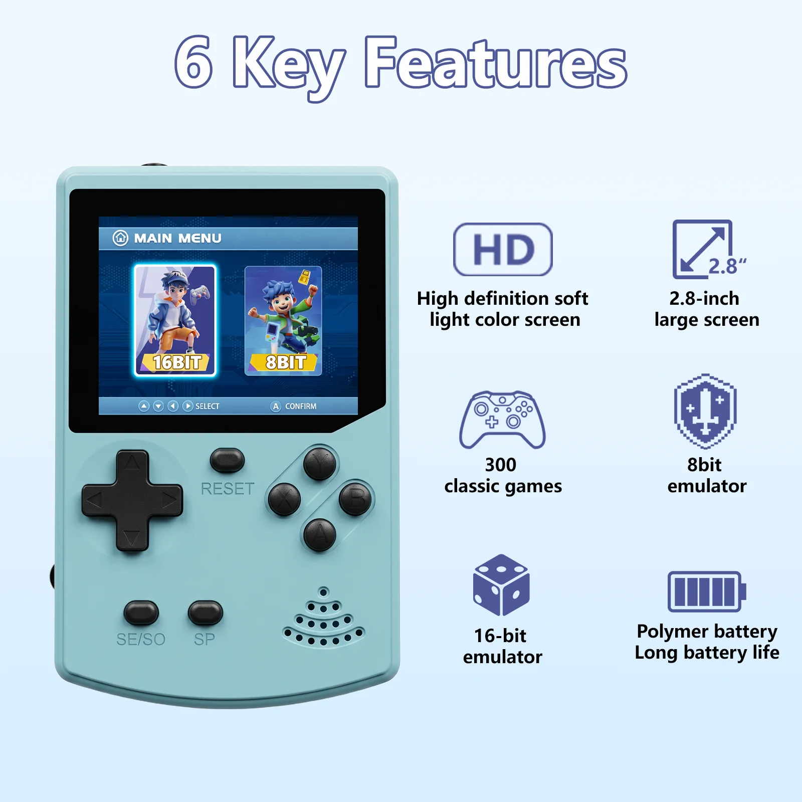 GAMINJA Handheld Game Console  - Gaming Console Emulator ulasan dan harga