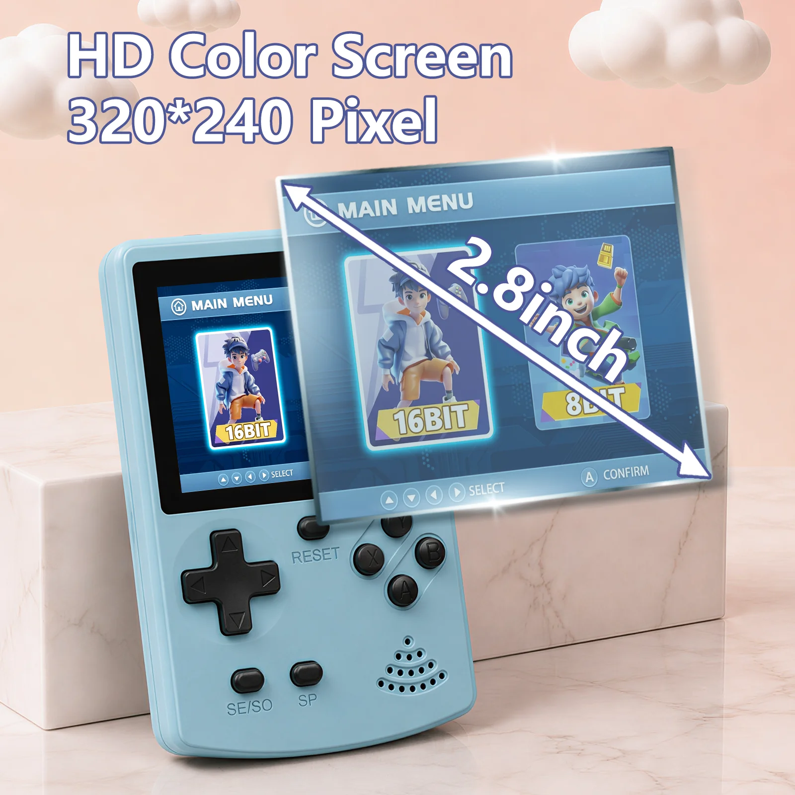 GAMINJA Handheld Game Console  - Gaming Console Emulator ulasan dan harga