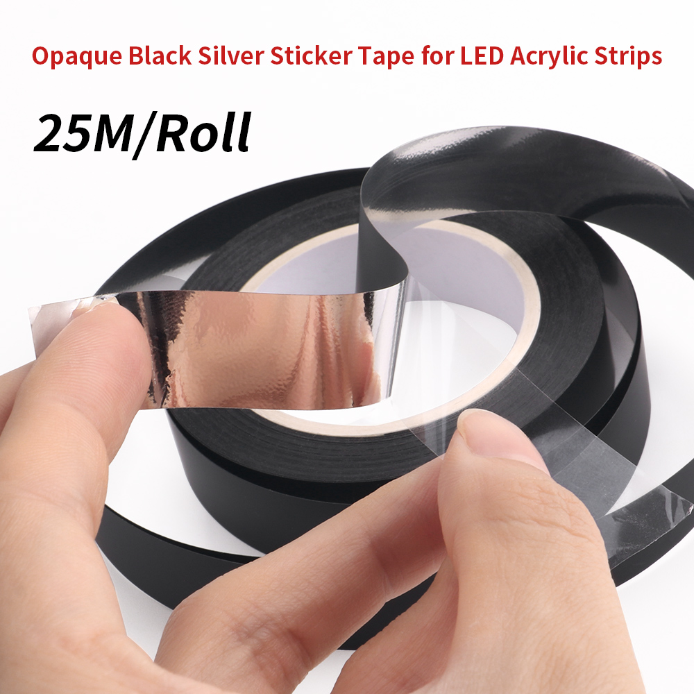 25M/Roll Matt Black Tape Stick - Led Gaming Light Strip ulasan dan harga