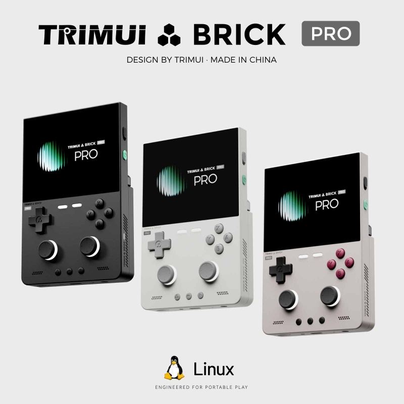 NEW TRIMUI BRICK PRO Handheld  - Gaming Console Bluetooth ulasan dan harga