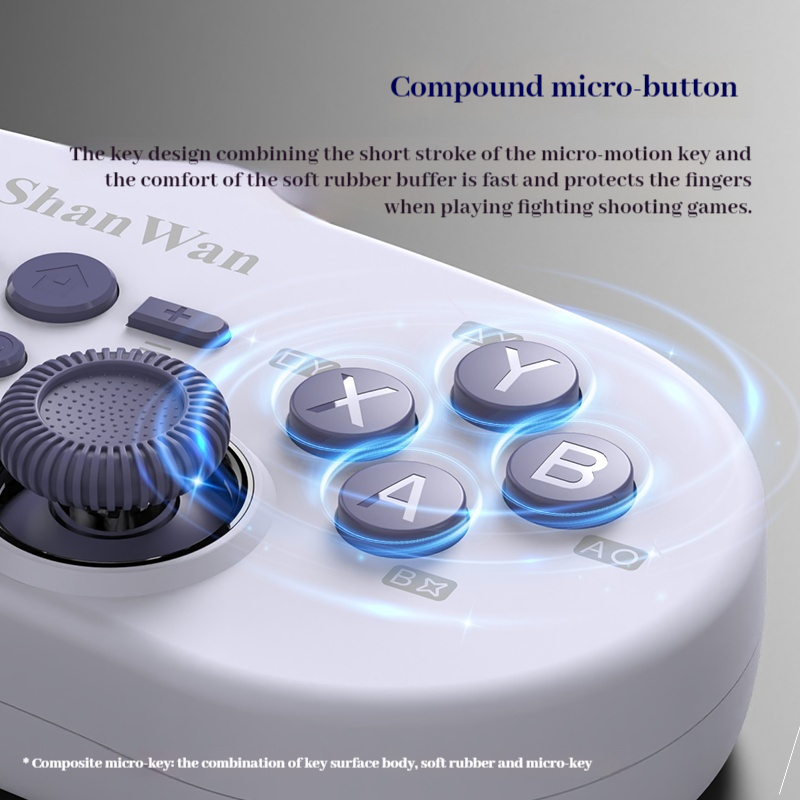 Shanwan Q38 Pocket Game Contro - Gaming Console Bluetooth ulasan dan harga