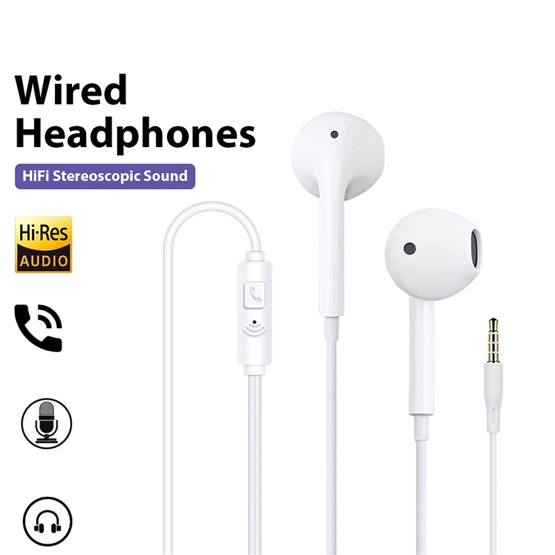 3.5mm Wired Earphone In Ear He - Gaming Headset Wired ulasan dan harga