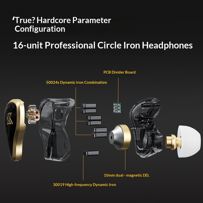 KZ ZAS Metal Wired Earphone 16 - Gaming Headset Wired ulasan dan harga