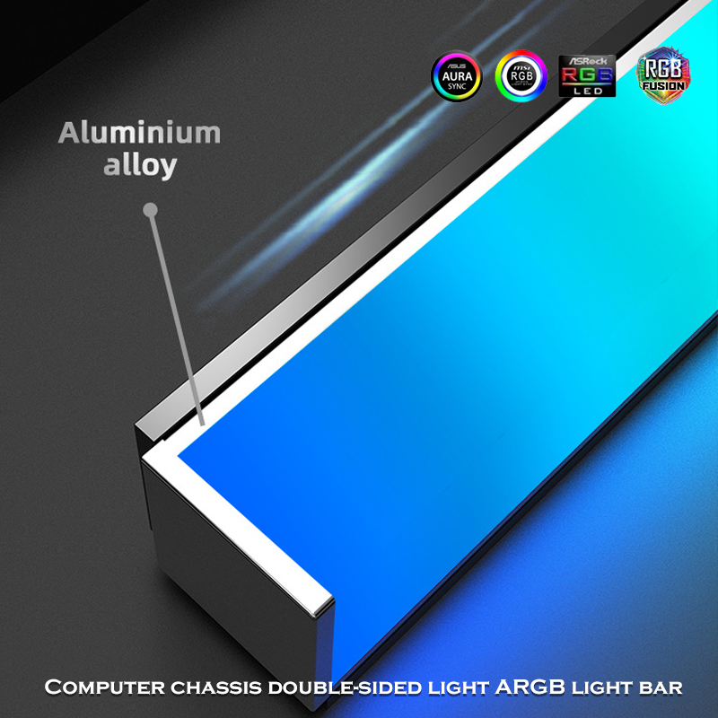 Aluminum Hard Light Bar Dual-S - Led Gaming Light Strip ulasan dan harga